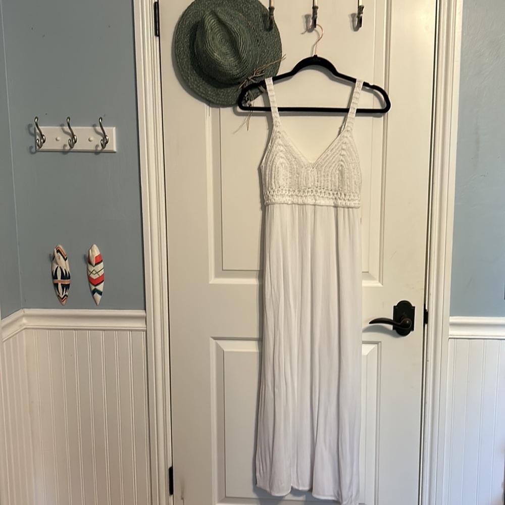 Sincerely Jules, new, white, boho, beach, summer, crochet dress